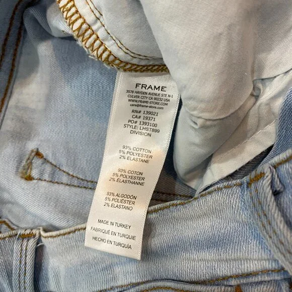 Frame Le Straight High Rise Jeans - Picture 3 of 5